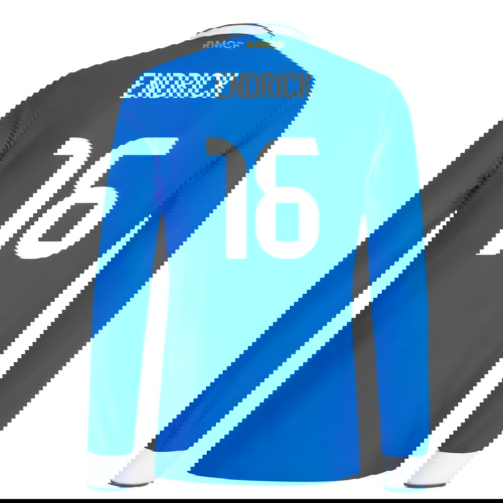 Billige Fodboldtrøjer Real Madrid Langærmet ENDRICK #16 Tredjetrøje 2025-2026