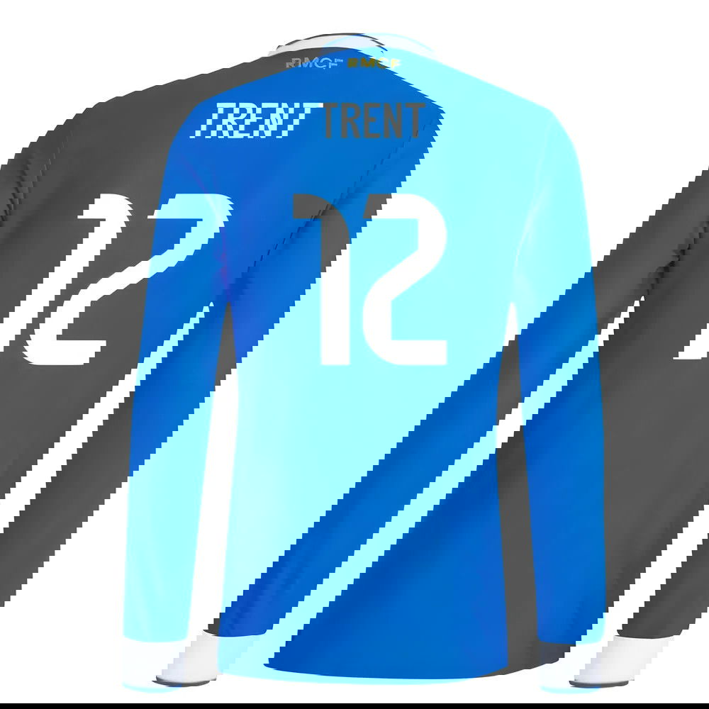 Billige Fodboldtrøjer Real Madrid Langærmet TRENT #12 Tredjetrøje 2025-2026