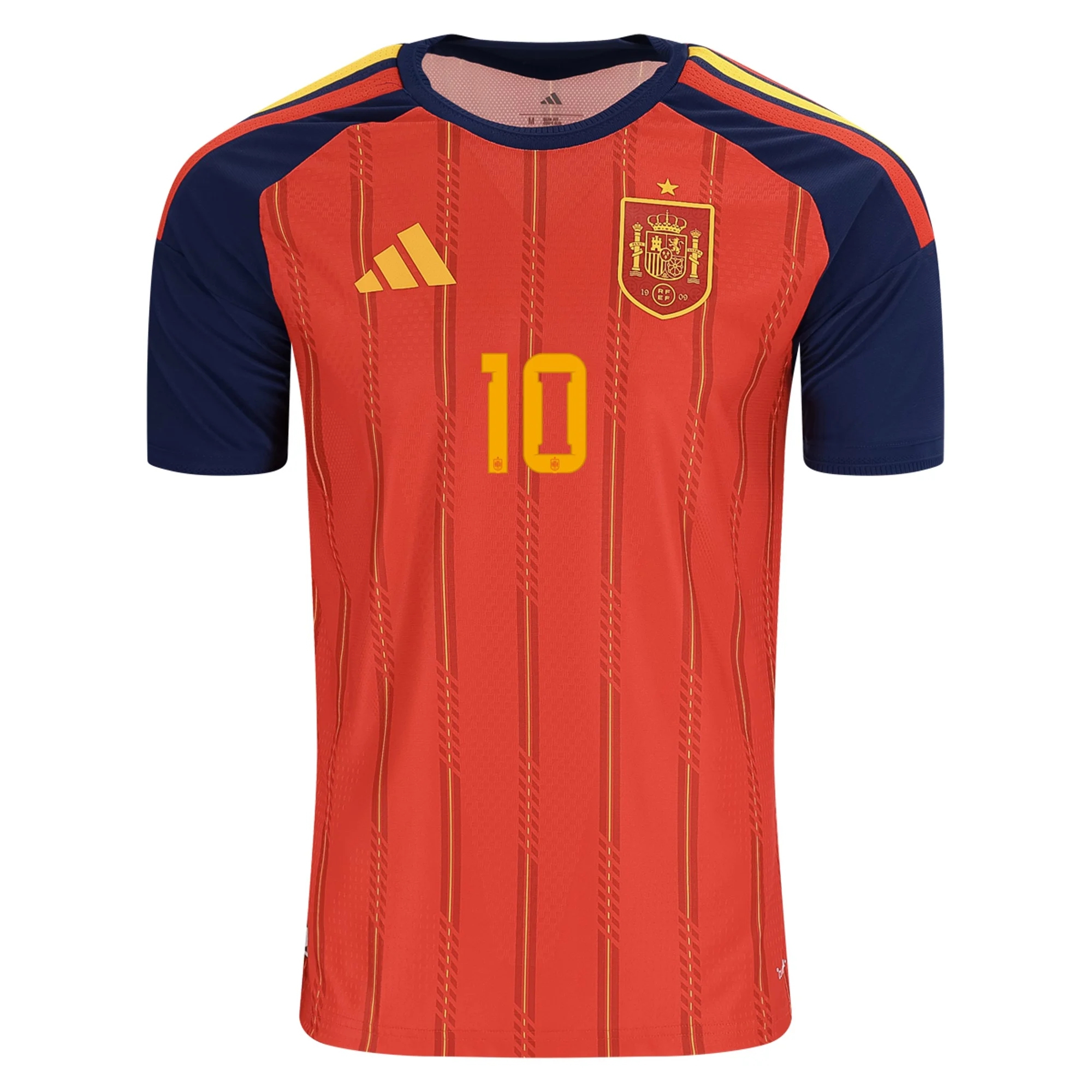 fede Billige Fodboldtrøjer Spanien DANI OLMO #10 Hjemmebanetrøje VM I Fodbold 2026 eget navn