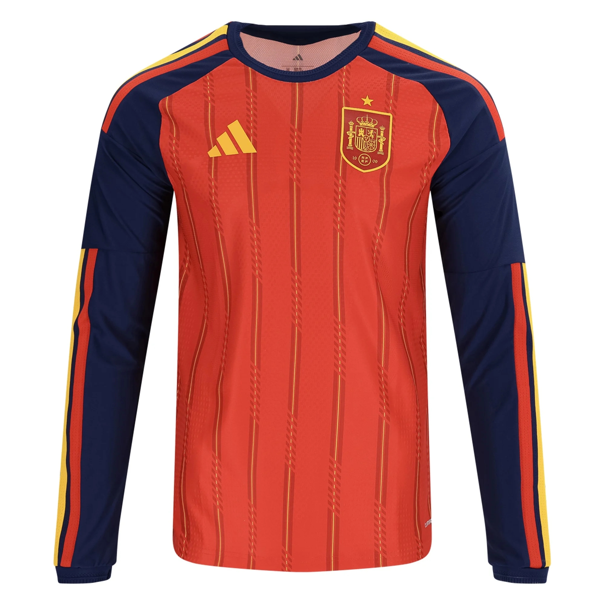 Billige Fodboldtrøjer Spanien Langærmet Hjemmebanetrøje VM I Fodbold 2026