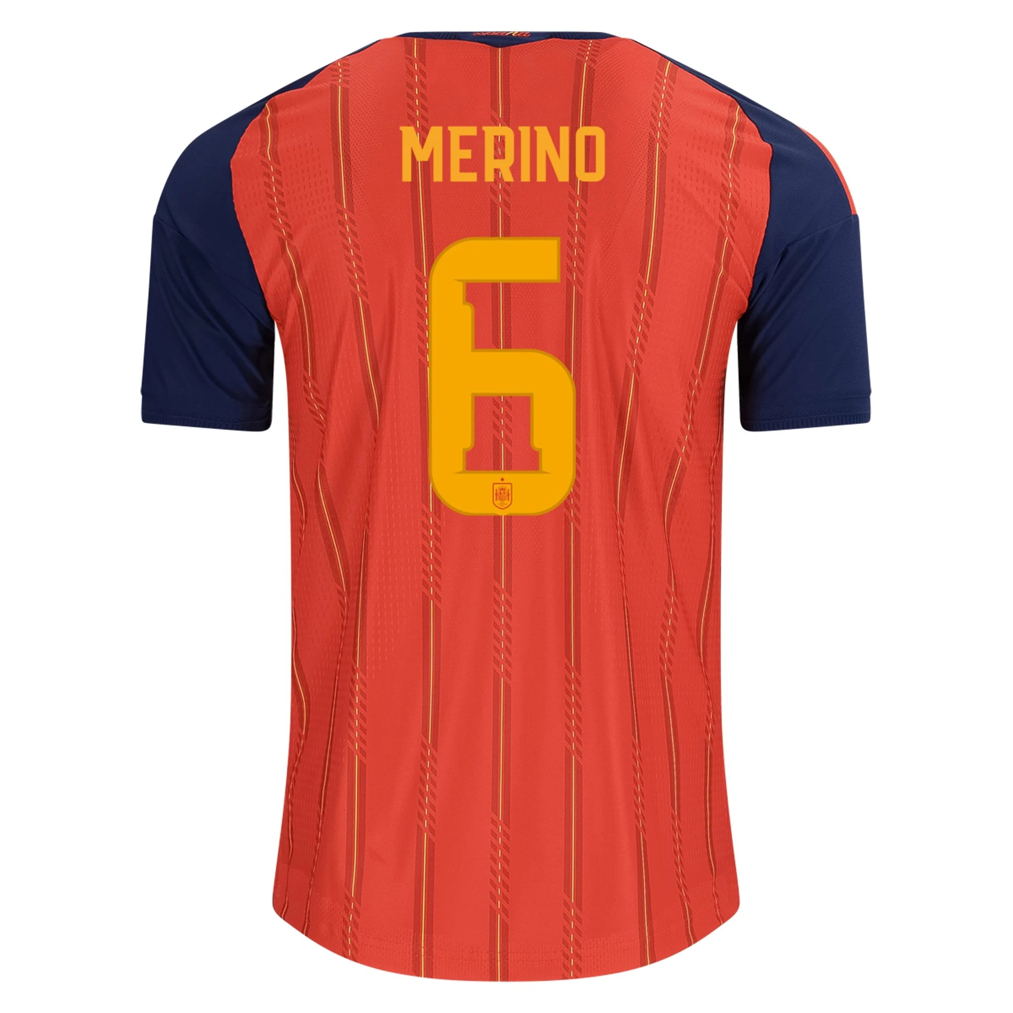 Billige Fodboldtrøjer Spanien MIKEL MERINO #6 Hjemmebanetrøje VM I Fodbold 2026