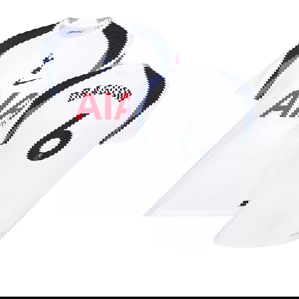 Billige Fodboldtrøjer Tottenham Hotspur DRAGUSIN #6 Hjemmebanetrøje 2025-2026