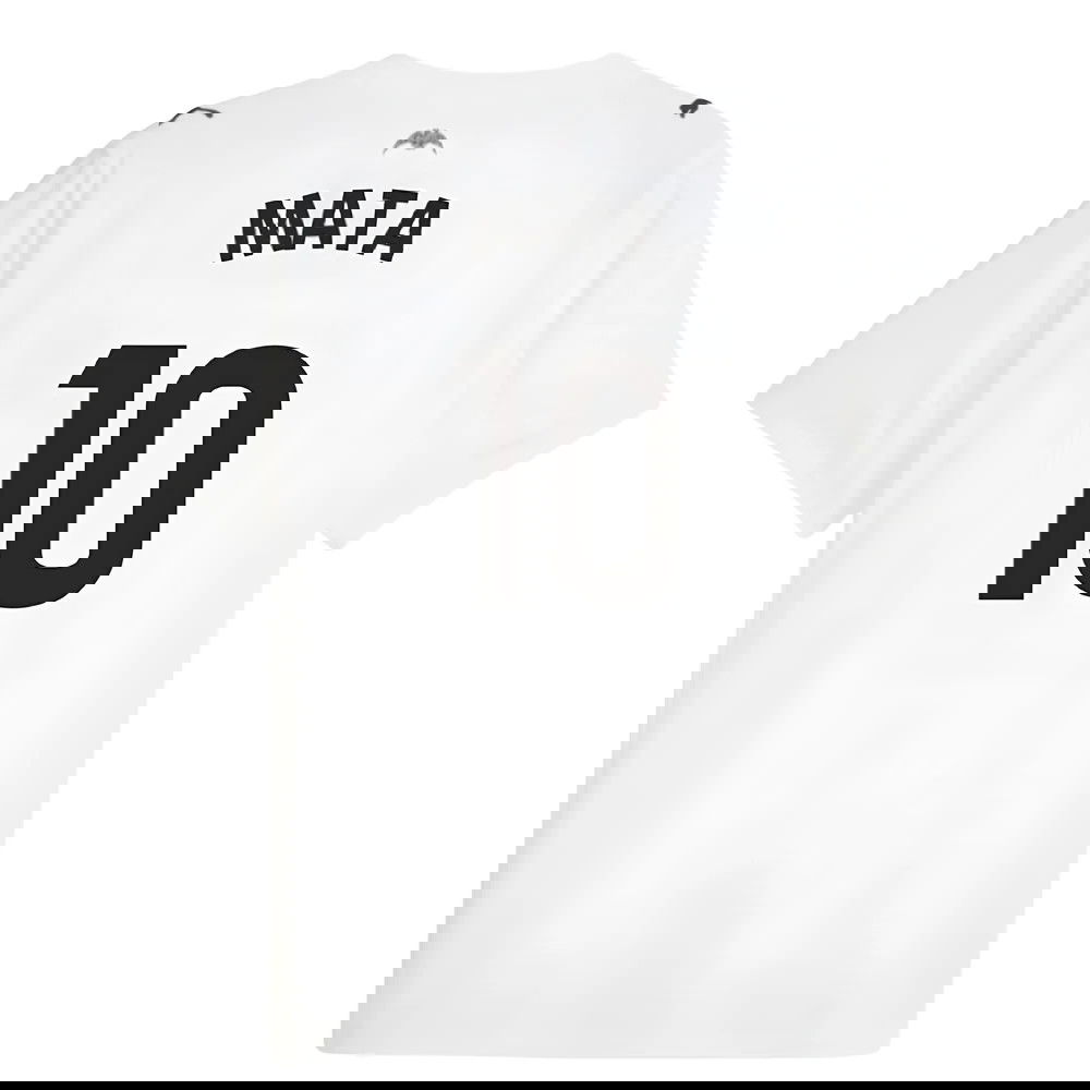 Billige Fodboldtrøjer Valencia MATA #10 Hjemmebanetrøje 2025-2026